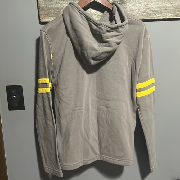 SKI-DOO vintage Y2K Hoodie grey and yellow - Picture 6 of 13